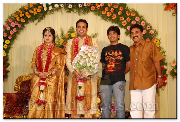 Nag Ravi wedding reception - Images