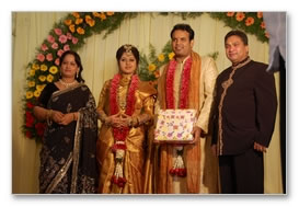 Nag Ravi wedding reception - Images