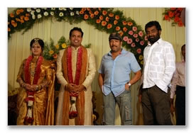 Nag Ravi wedding reception - Images