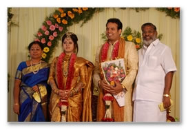 Nag Ravi wedding reception - Images