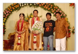 Nag Ravi wedding reception - Images