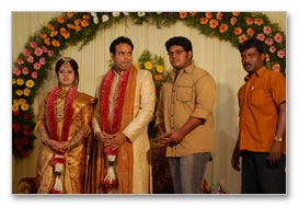 Nag Ravi wedding reception - Images