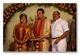 Nag Ravi wedding reception - Images