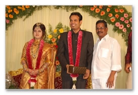 Nag Ravi wedding reception - Images