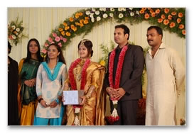 Nag Ravi wedding reception - Images