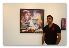 Art exhibition from Pandu family - images