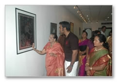 Art exhibition from Pandu family - images