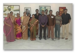 Art exhibition from Pandu family - images