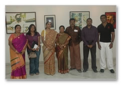 Art exhibition from Pandu family - images