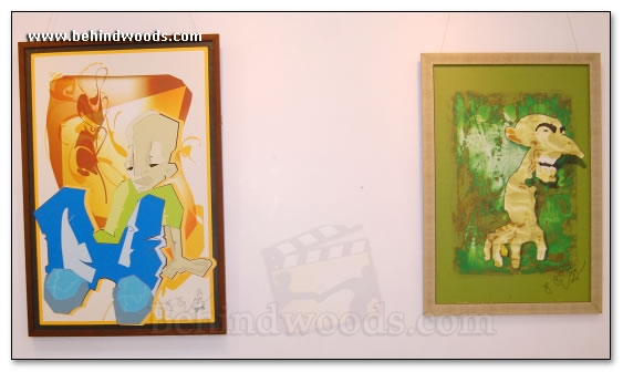 Art exhibition from Pandu family - images