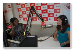 Ishita on air @ Big FM - images