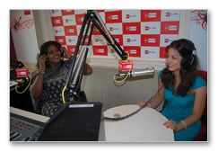 Ishita on air @ Big FM - images