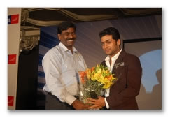 Surya Felicitates Aircel Winners - Images