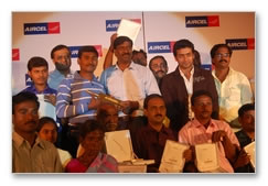 Surya Felicitates Aircel Winners - Images