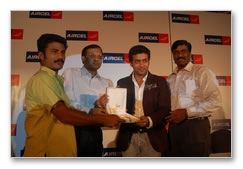 Surya Felicitates Aircel Winners - Images