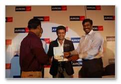 Surya Felicitates Aircel Winners - Images