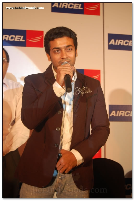 Surya Felicitates Aircel Winners - Images