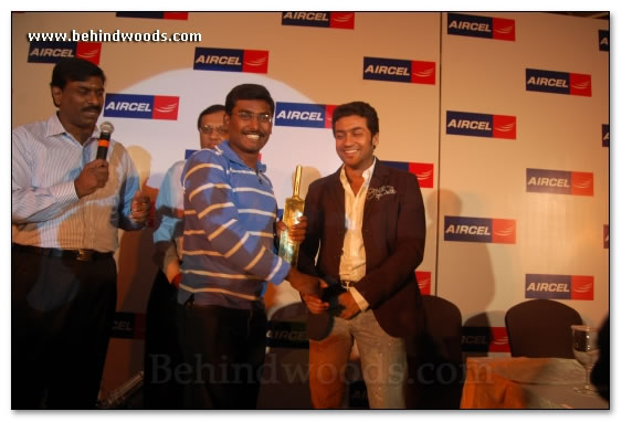 Surya Felicitates Aircel Winners - Images