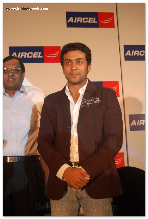 Surya Felicitates Aircel Winners - Images