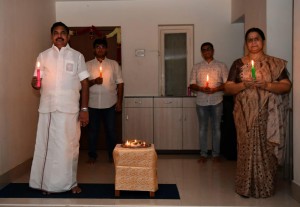 Celebrities photos with Diya and Torchlights to stand united against Corona