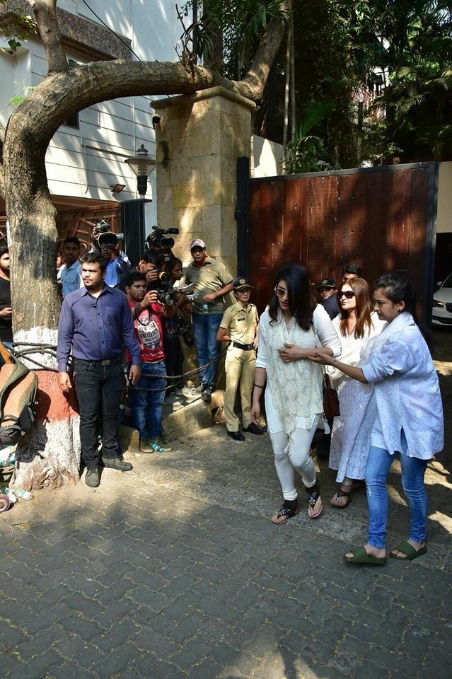 Sridevi's final journey -  funeral