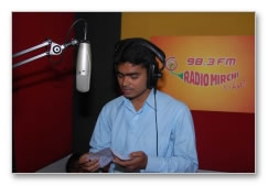 G.V.Prakash Kumar @  Radio Mirchi - Images