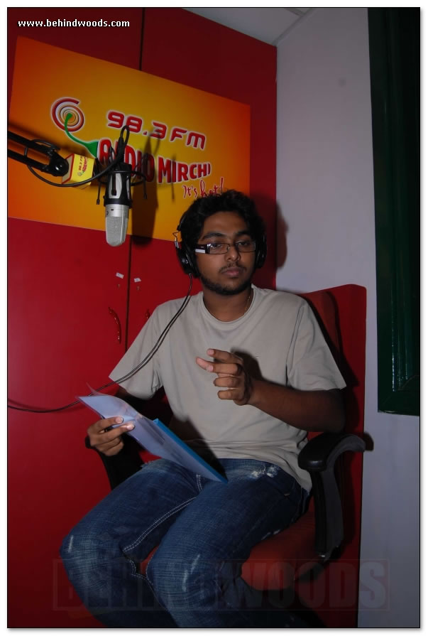 G.V.Prakash Kumar @  Radio Mirchi - Images