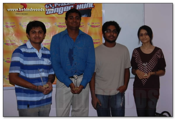 G.V.Prakash Kumar @  Radio Mirchi - Images