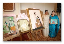 Sri Priyas art exhibition  - images