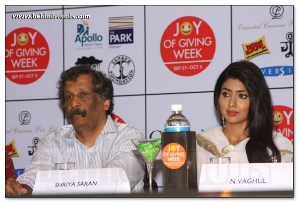 Suriya/Shriya experience the Joy of Giving - images