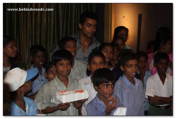 Suriya/Shriya experience the Joy of Giving - images