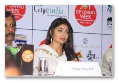 Suriya/Shriya experience the Joy of Giving - images