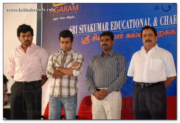 Suriya & family for a social cause  images