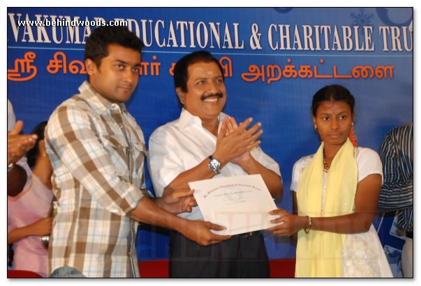 Suriya & family for a social cause  images