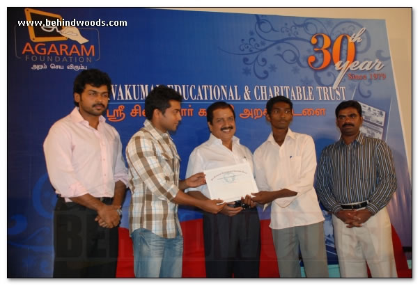 Suriya & family for a social cause  images