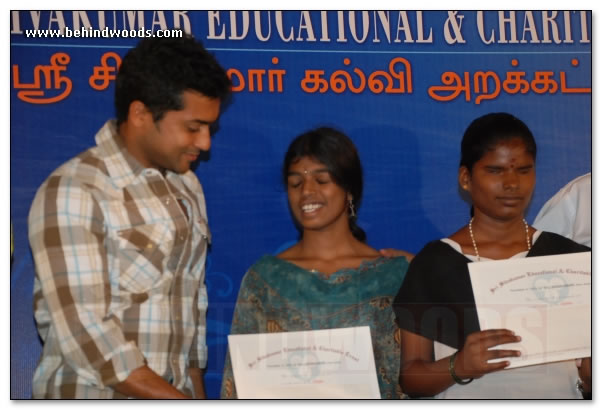 Suriya & family for a social cause  images