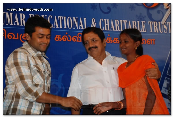 Suriya & family for a social cause  images