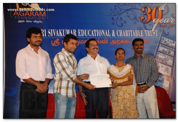 Suriya & family for a social cause  images