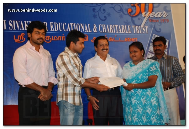 Suriya & family for a social cause  images