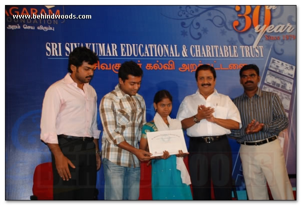 Suriya & family for a social cause  images