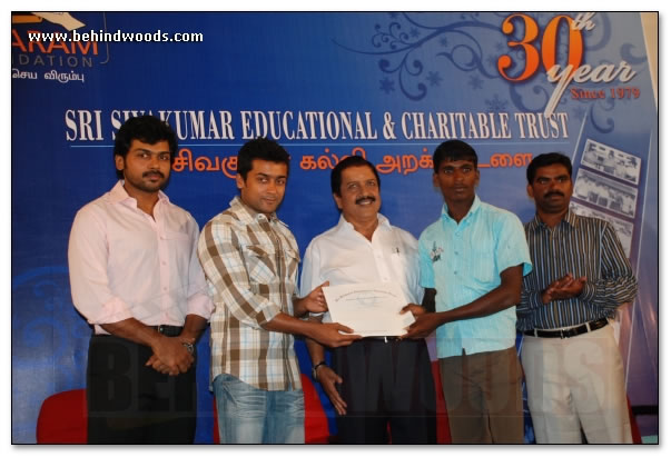 Suriya & family for a social cause  images