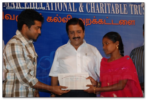 Suriya & family for a social cause  images