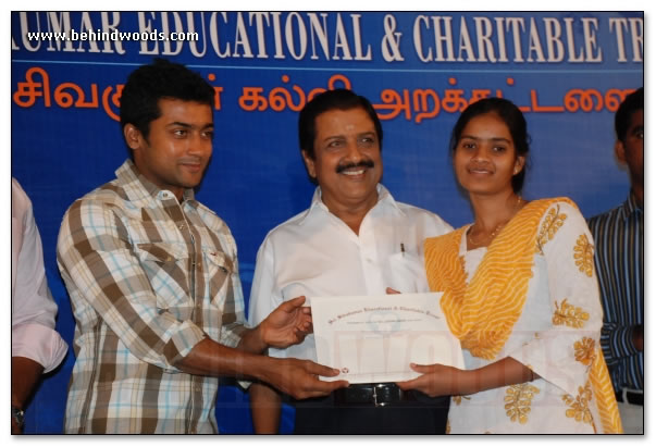 Suriya & family for a social cause  images