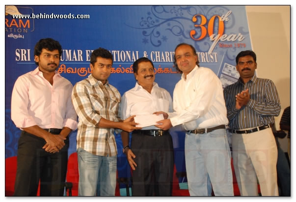 Suriya & family for a social cause  images