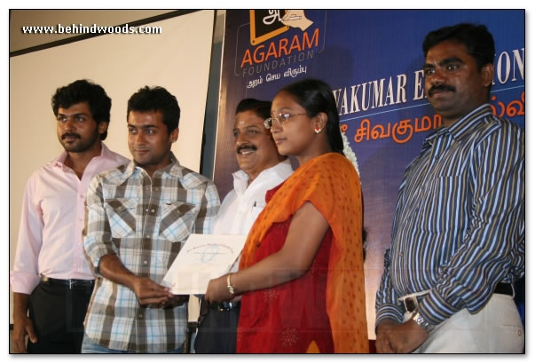 Suriya & family for a social cause  images