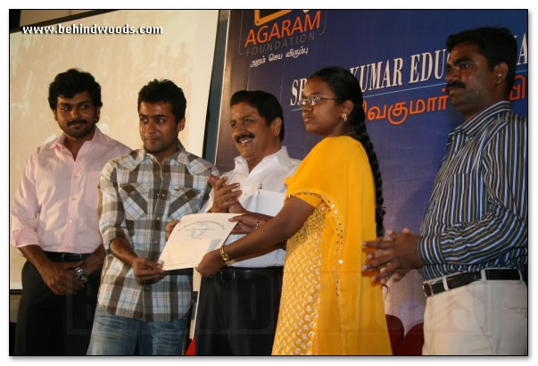 Suriya & family for a social cause  images