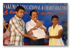 Suriya & family for a social cause  images