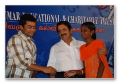 Suriya & family for a social cause  images