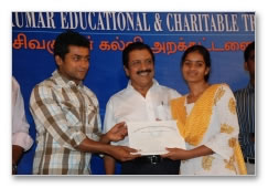 Suriya & family for a social cause  images