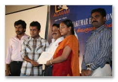 Suriya & family for a social cause  images